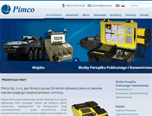 Tablet Screenshot of pimco.pl